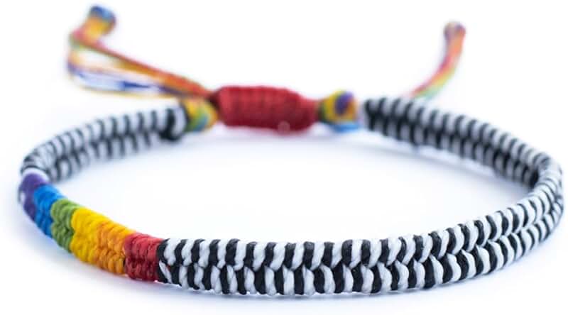 Colorful Handmade Adjustable Beaded Bracelet for Women and Men