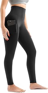 High Waisted Soft Leggings with Pockets for Women