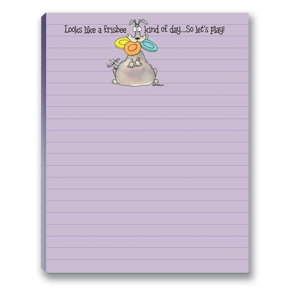 Set of four funny dog-themed note pads