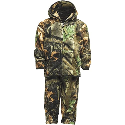 Infant - Toddler Camo Full Zip Hoodie Sweatshirt Fleece Jacket   Pants Set, Camo, 3-6 Months