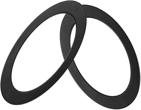 Metal Ring Stickers for Phone Grips, 2 Pack