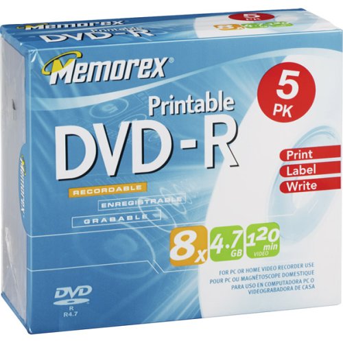 5PK DVD-R 4.7 GB 10 MM Jewel (32024736)
