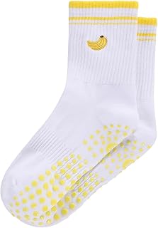 Cute Breathable Non-Slip Yoga Socks for Women