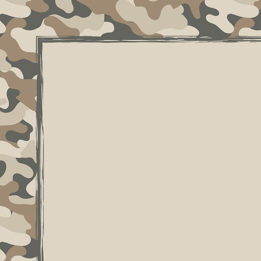 Camo Letterhead Paper, 8.5 x 11, 80 Sheets