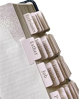Bible Book Tabs with Gold Foil and Bonus Tabs