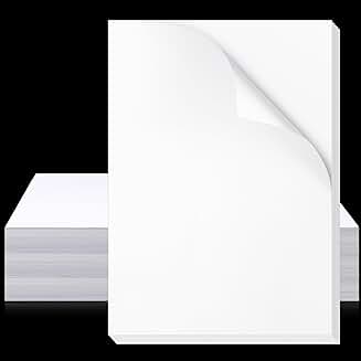 100 Sheets of 11x17 White Glossy Heavyweight Paper