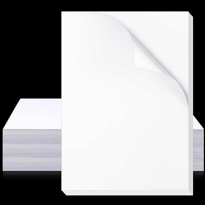 100 Sheets of 11x17 White Glossy Heavyweight Paper