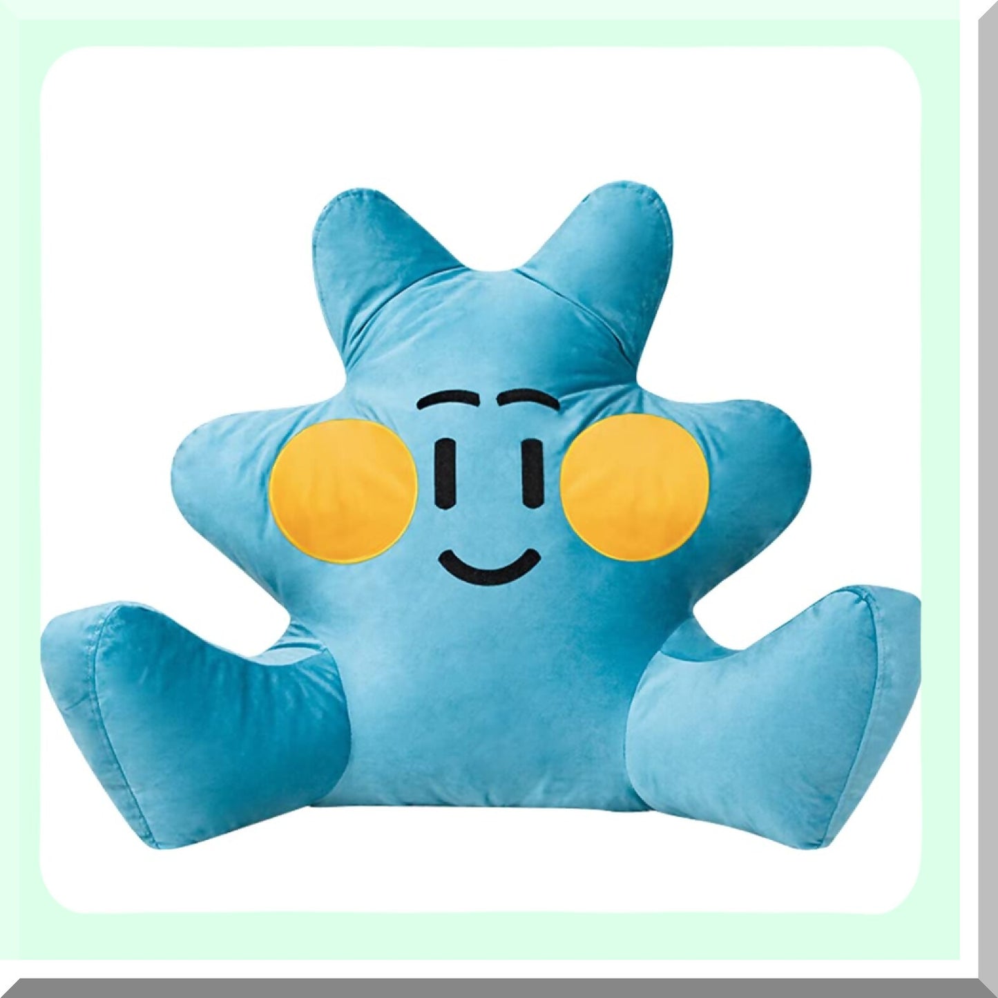 Starfish Comfort Rest Pillow - Memory Foam Back Support for Sitting in Bed with Arms, Reading Cushion for Relaxing and Lounging, Ergonomic Design