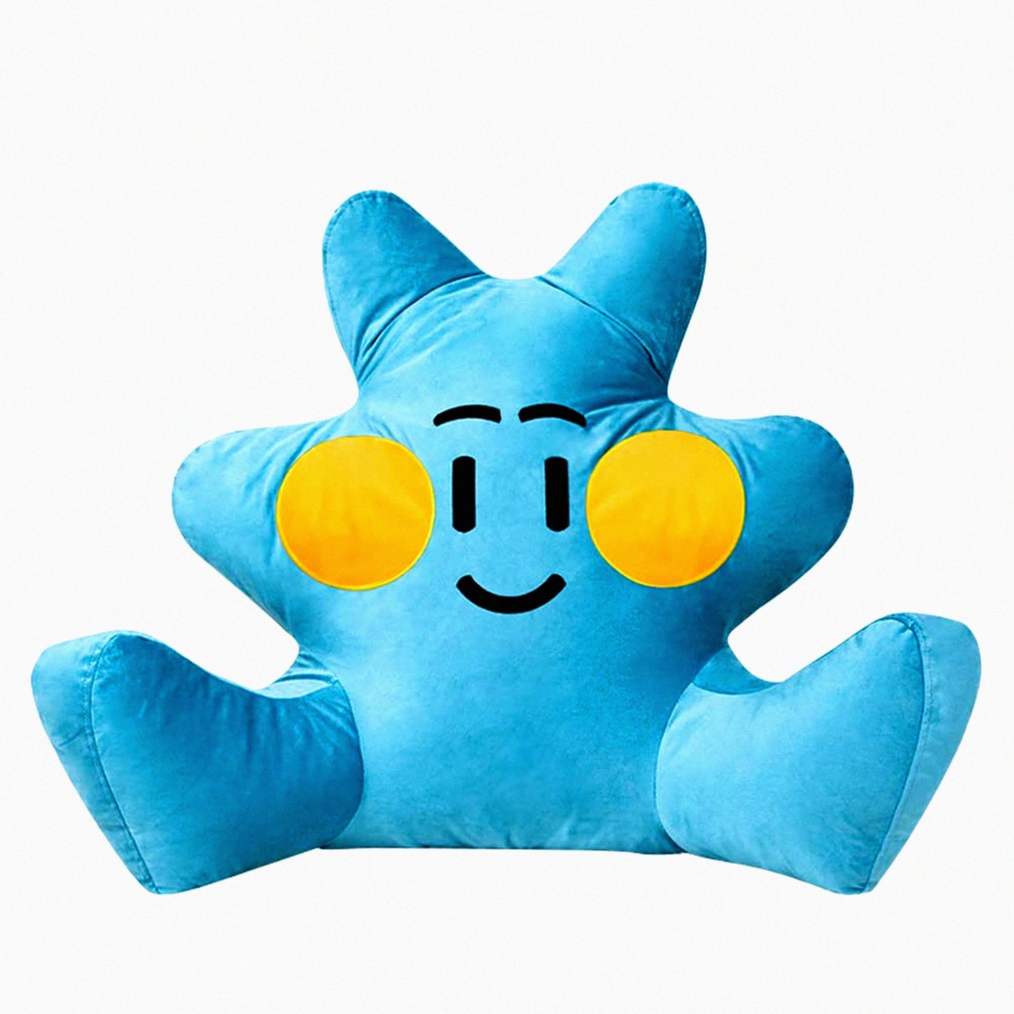 Starfish Comfort Rest Pillow - Memory Foam Back Support for Sitting in Bed with Arms, Reading Cushion for Relaxing and Lounging, Ergonomic Design