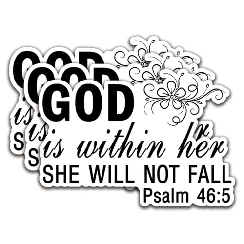 God is Within Her Waterproof Vinyl Sticker