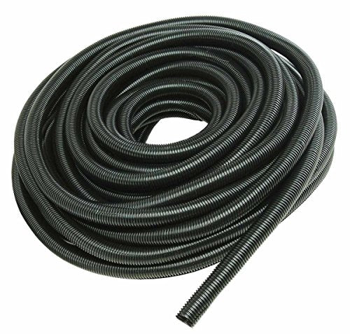 1/2 inch Split Loom 100' Feet Black - Wire Tubing Black Car Audio Stereo Cable