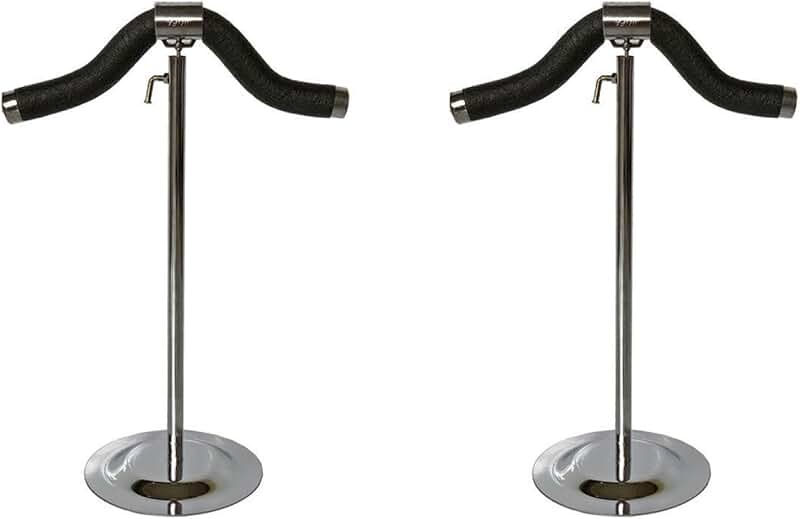 Baby Clothes Display Stand, 2-Pack, Stainless Steel Hangers