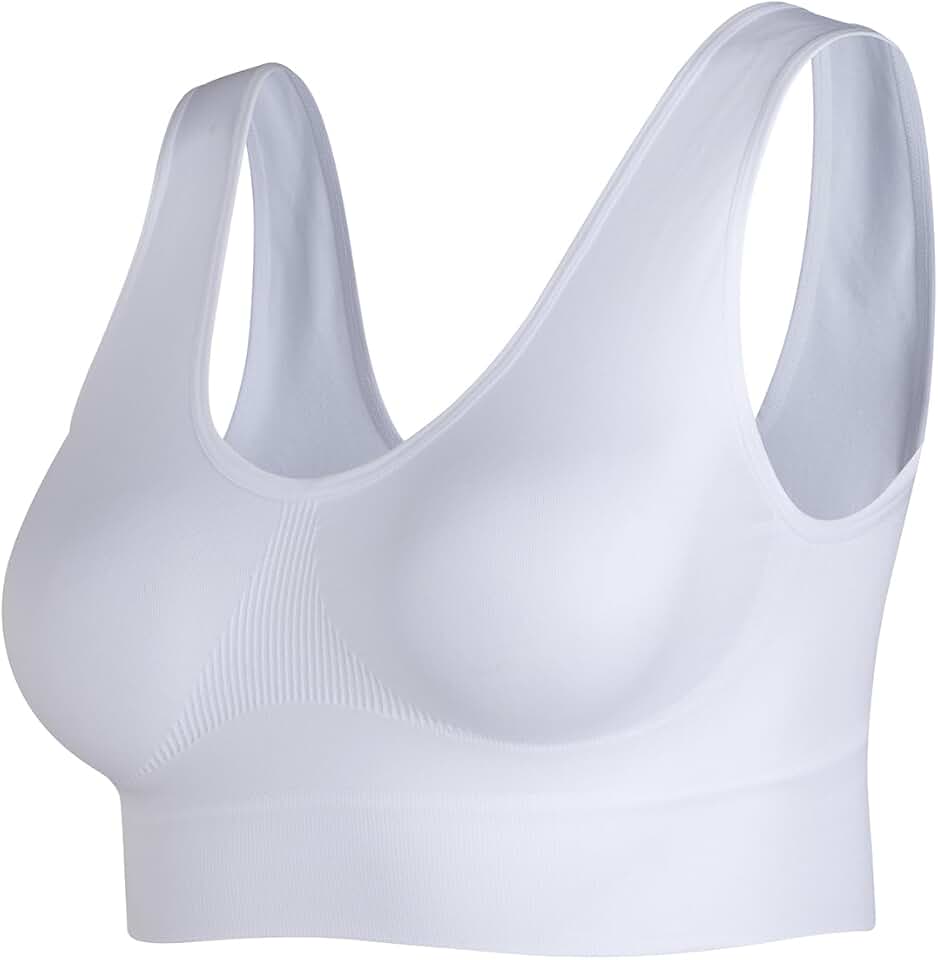 Women's Wireless Seamless Sleep Bras, 3 Pack