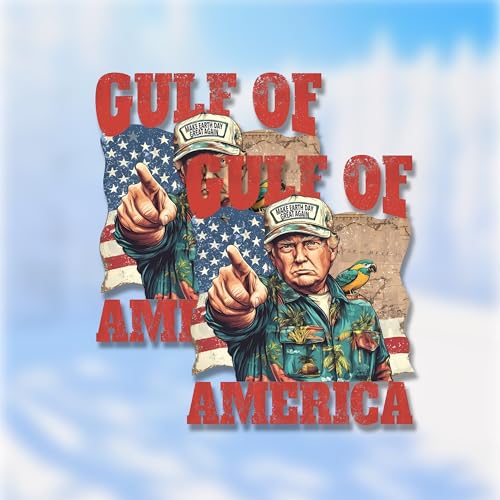 Set of two patriotic map stickers for cars and gear