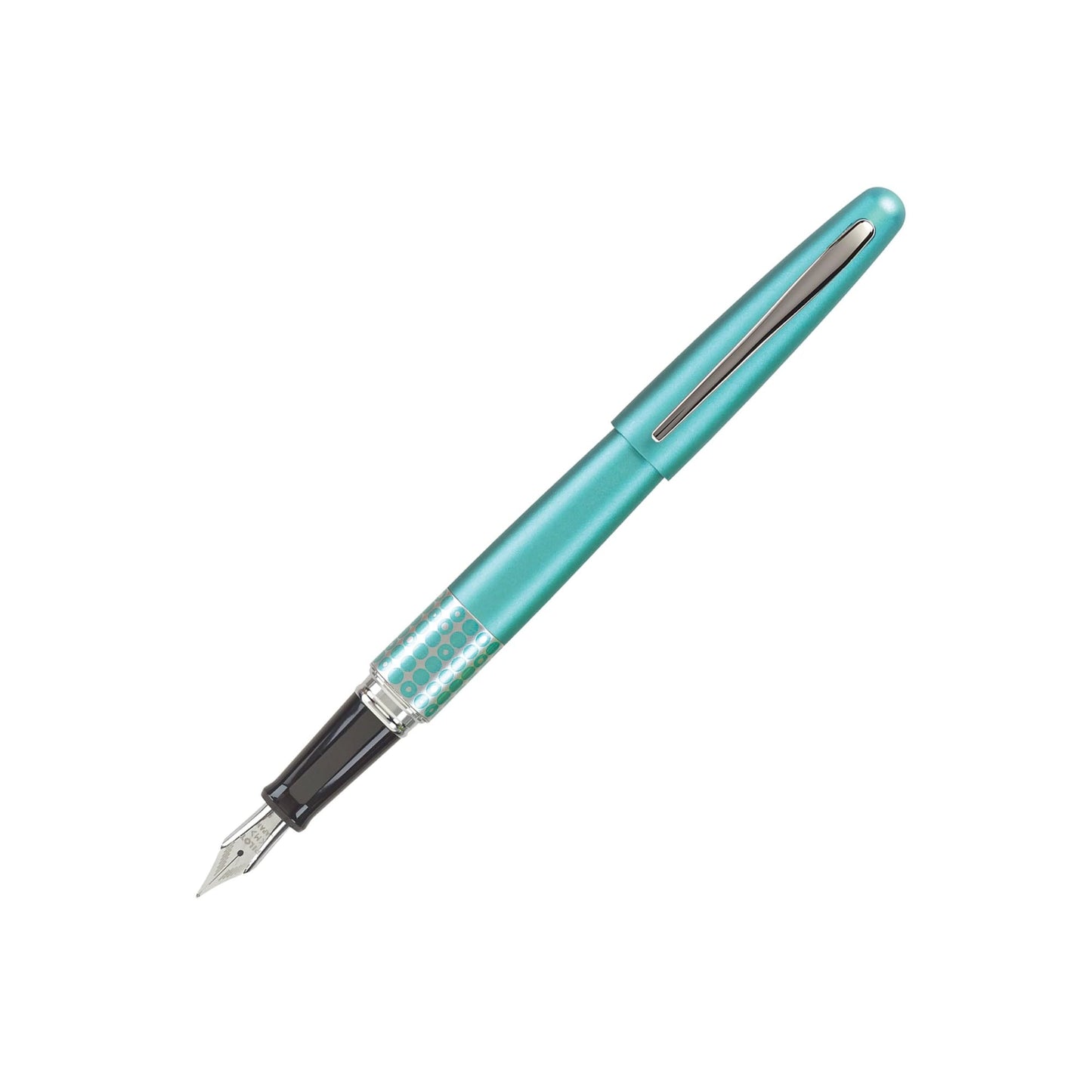 Retro Pop Collection Fountain Pen with Turquoise Barrel