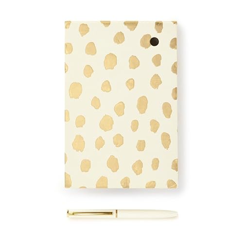 Loose note holder with pen and flamingo dot design