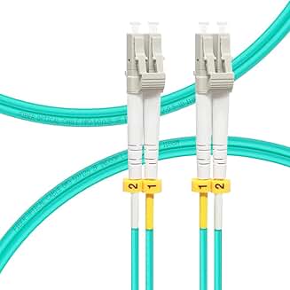 Fiber Optic Patch Cable LC to LC, OM3, 0.5m, 10 Pack