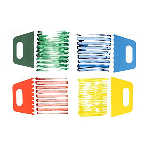 Paint Scrapers for Art DIY Pack of 4