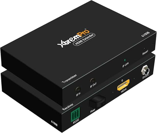 HDMI Over IP Fiber Extender with IR, 20KM, 1080p