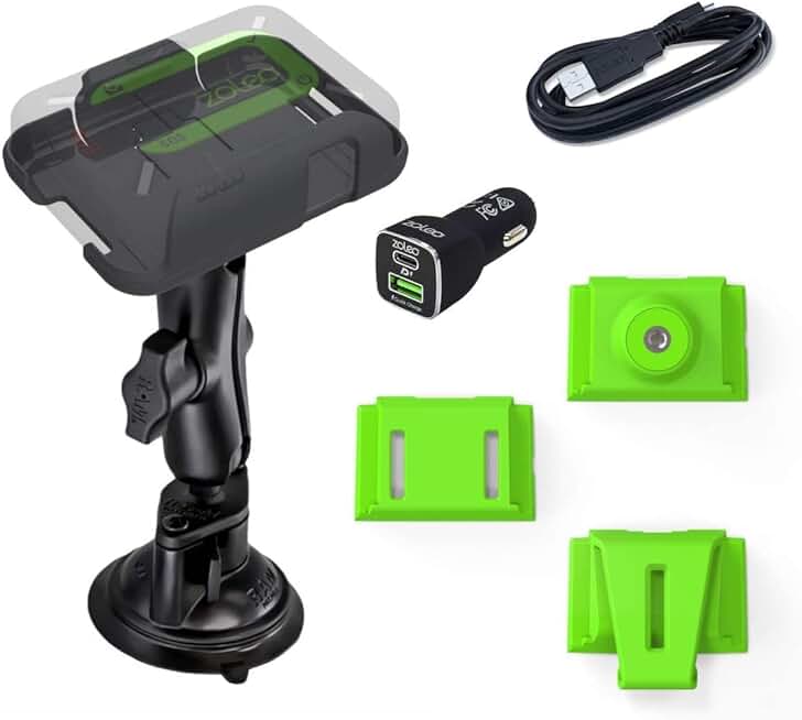Universal Mount Accessory Kit with Car Charger and Mounts