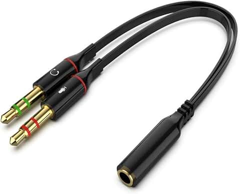 3.5mm Headphone Splitter for Earbuds and Accessories