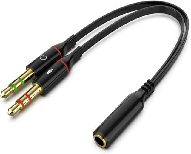 3.5mm Headphone Splitter for Earbuds and Accessories