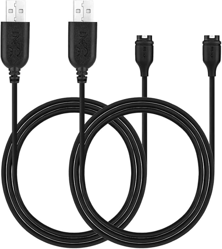 Charging cable for Garmin Venu series, 2-pack, 120cm