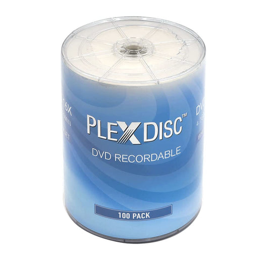 DVD-R 4.7GB 16x White Inkjet Hub Printable 100 Discs