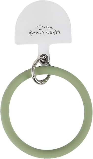 Silicone Phone Wrist Strap with Sparkling Diamonds
