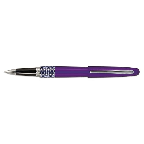 Retro Purple Gel Roller Pen in Gift Box