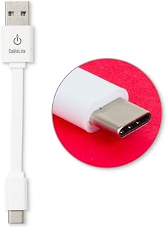 USB Type-C to USB Type-A Charging Cable in White