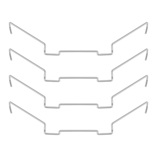 Set of 4 stainless steel clips for CPU cooling fans
