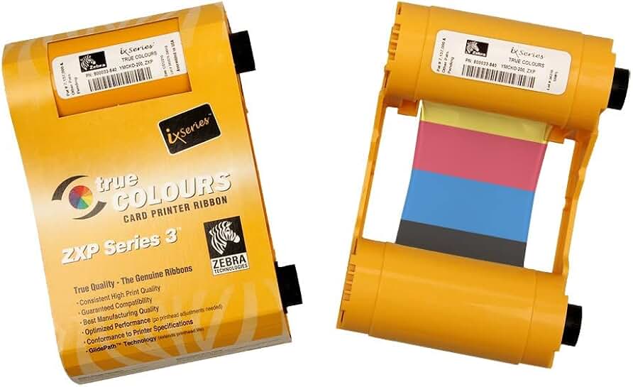 High-Capacity YMCKOK Color Ribbon for ZXP Series 3
