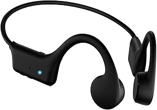 Wireless Bone Conduction Headphones with Mic, 12H Playtime