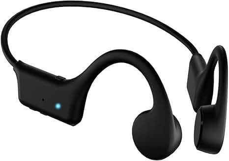 Wireless Bone Conduction Headphones with Mic, 12H Playtime