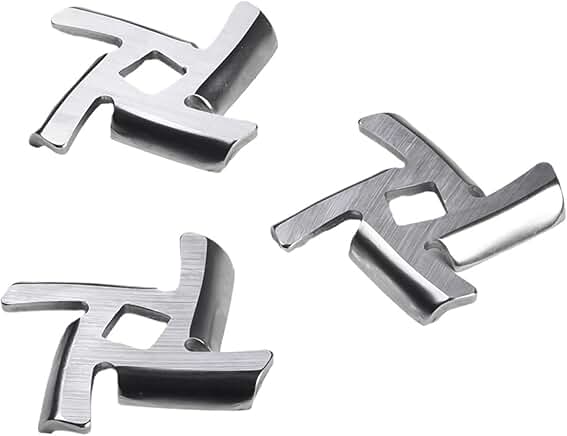 Set of 10 meat grinder blades with 8mm hole