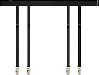 Women's Adjustable Thigh High Garter Belt with Metal Clips