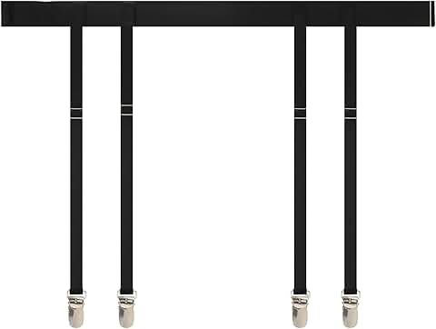 Women's Adjustable Thigh High Garter Belt with Metal Clips