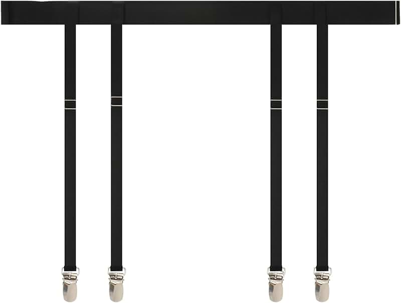 Women's Adjustable Thigh High Garter Belt with Metal Clips