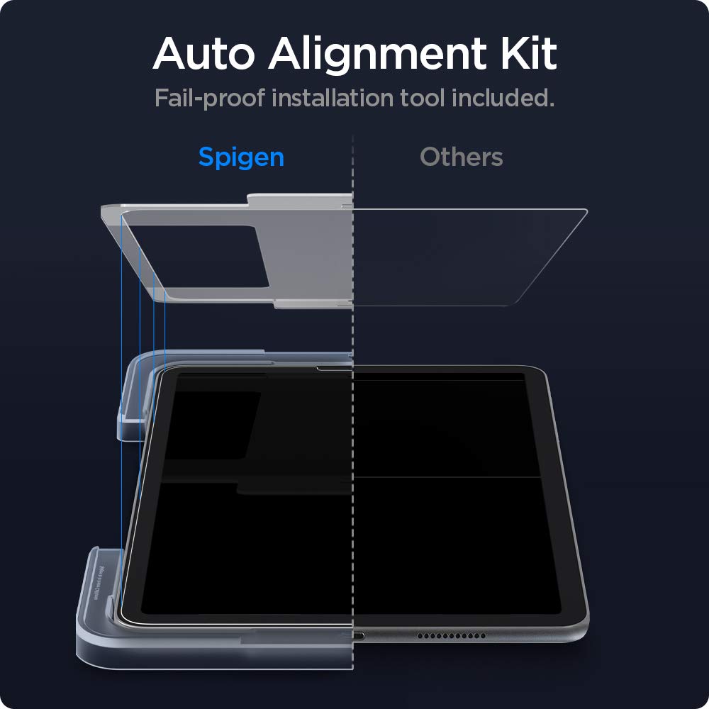 Tempered Glass Screen Protector [GlasTR EZ Fit] Designed for iPad Air 5 (2022) / iPad Air 4 (2020) / iPad Pro 11 inch (2021/2020/2018) [9H Hardness/Case-Friendly]