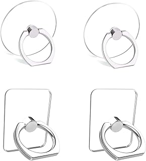 4-Pack Universal Phone Ring Holders with 360° Rotation