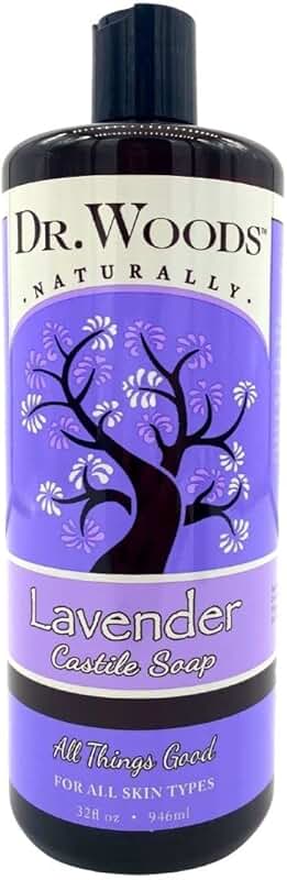 Lavender Liquid Castile Soap, 32 Fl Oz, Pack of 3
