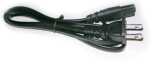Universal 2-Prong Power Cable for Electronics