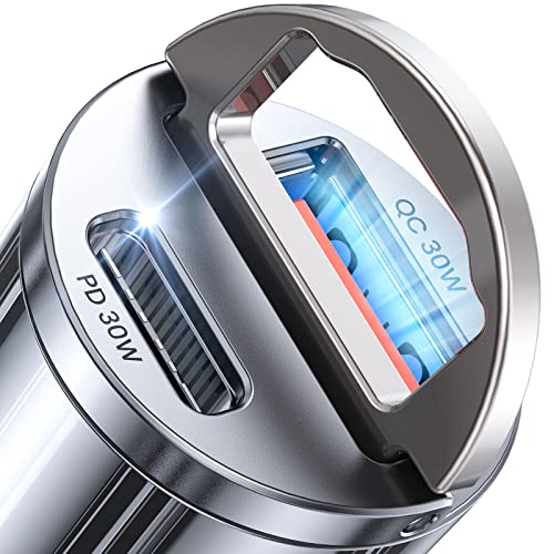 USB C Car Charger Adapter 60W for iPhone and Samsung