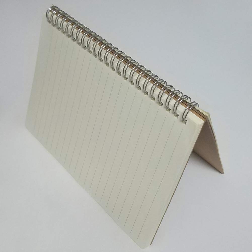 Set of 5 A5 Hardcover Spiral Notebooks with 140 Pages