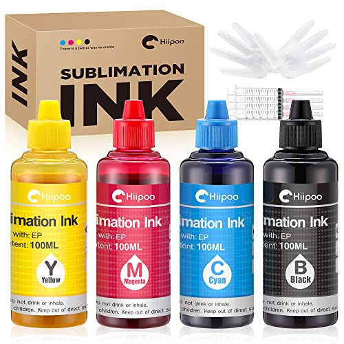 Sublimation Ink Refilled Bottles for Inkjet Printers