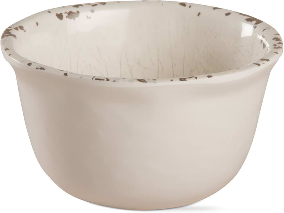 5.5x5.5 inch Cracked Glazed Melamine Bowl