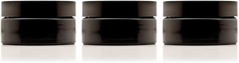 200ml Glass Lotion Jar with Lid, Refillable, Airtight Pack of 3