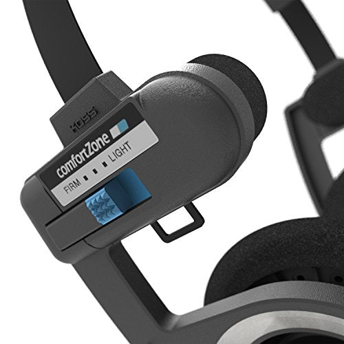 Porta Pro with Microphone and Remote On-Ear Headphones, in-Line Microphone and Touch Remote Control, Collapsible Design, Wired with 3.5mm Plug, Black and Silver
