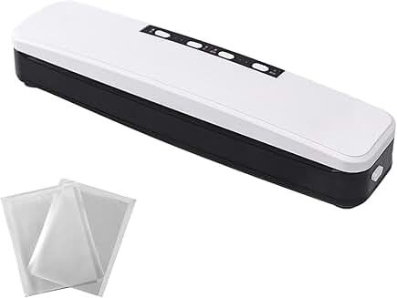 Compact Food Vacuum Sealer with 100 Bags